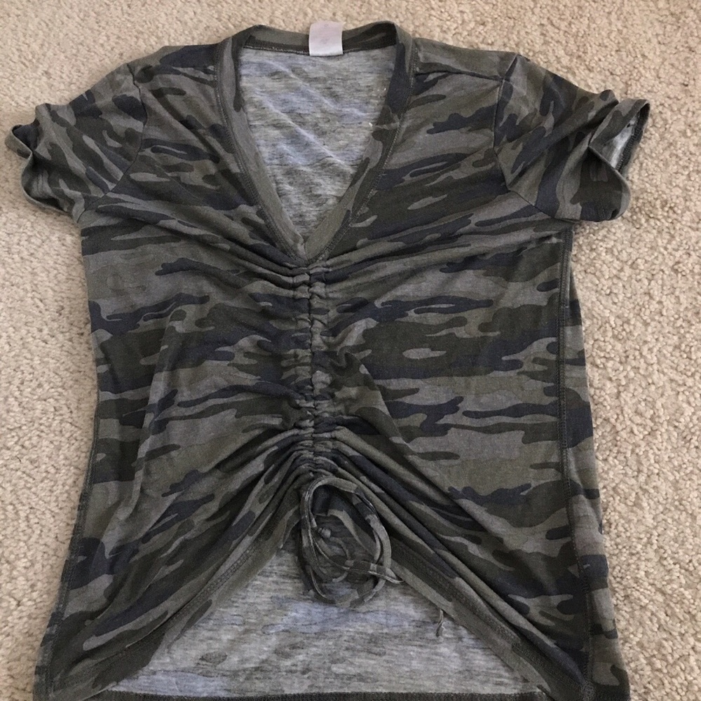 camo print tshirt